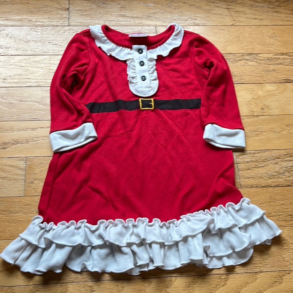 Hanna Andersson Santa dress pajamas